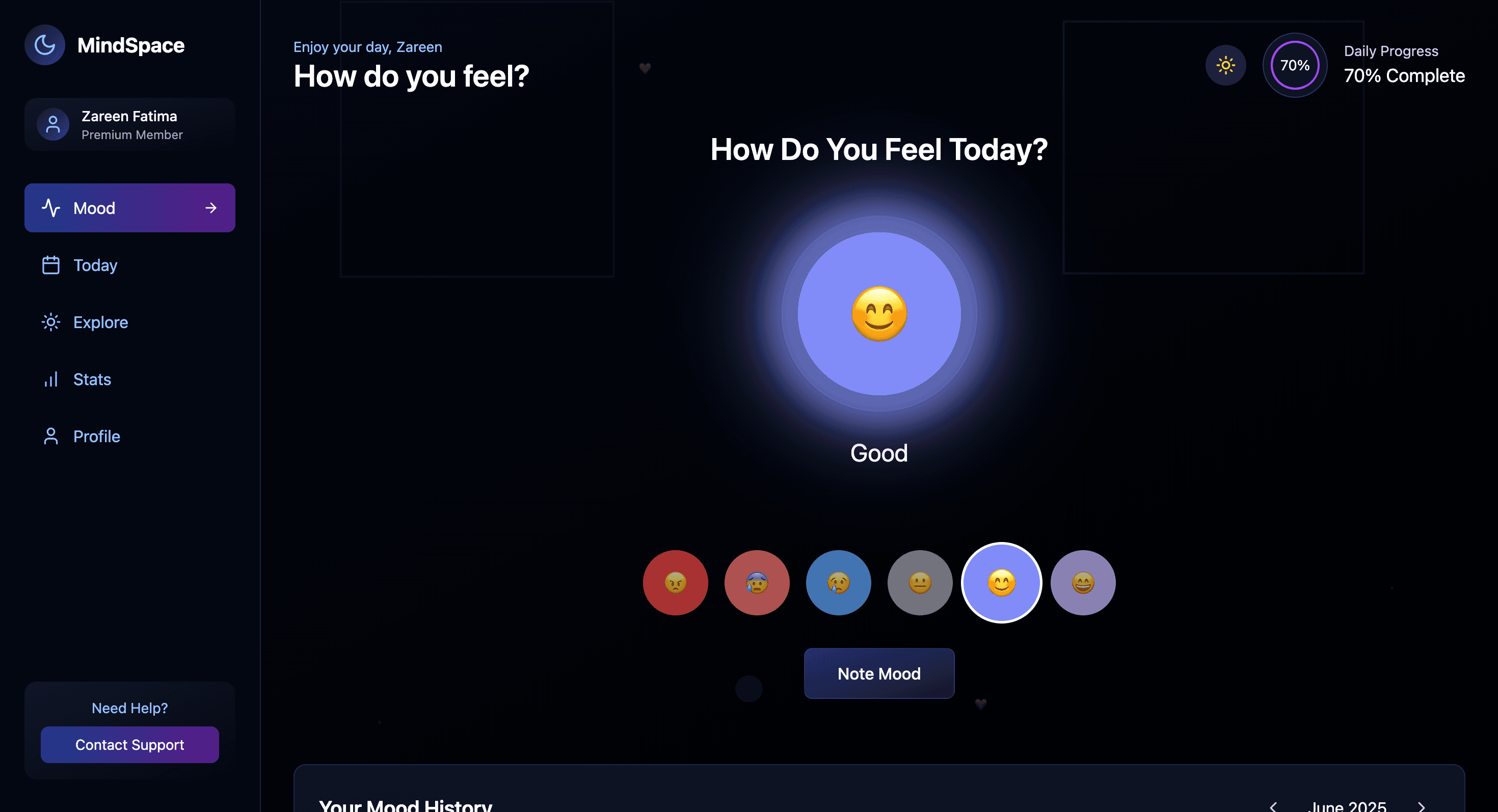 Mood tracker